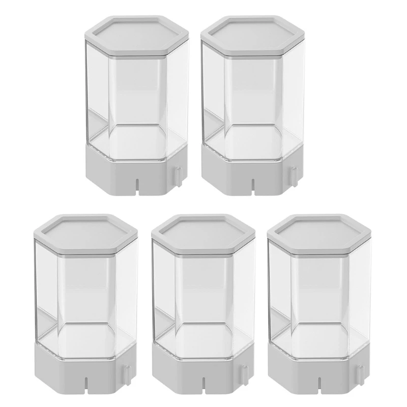 Pack Of 5 Stackable Blind Box Display Cases Presentation Rack for Collectibles Block Toy Organizers Desk Accessory DropShipping