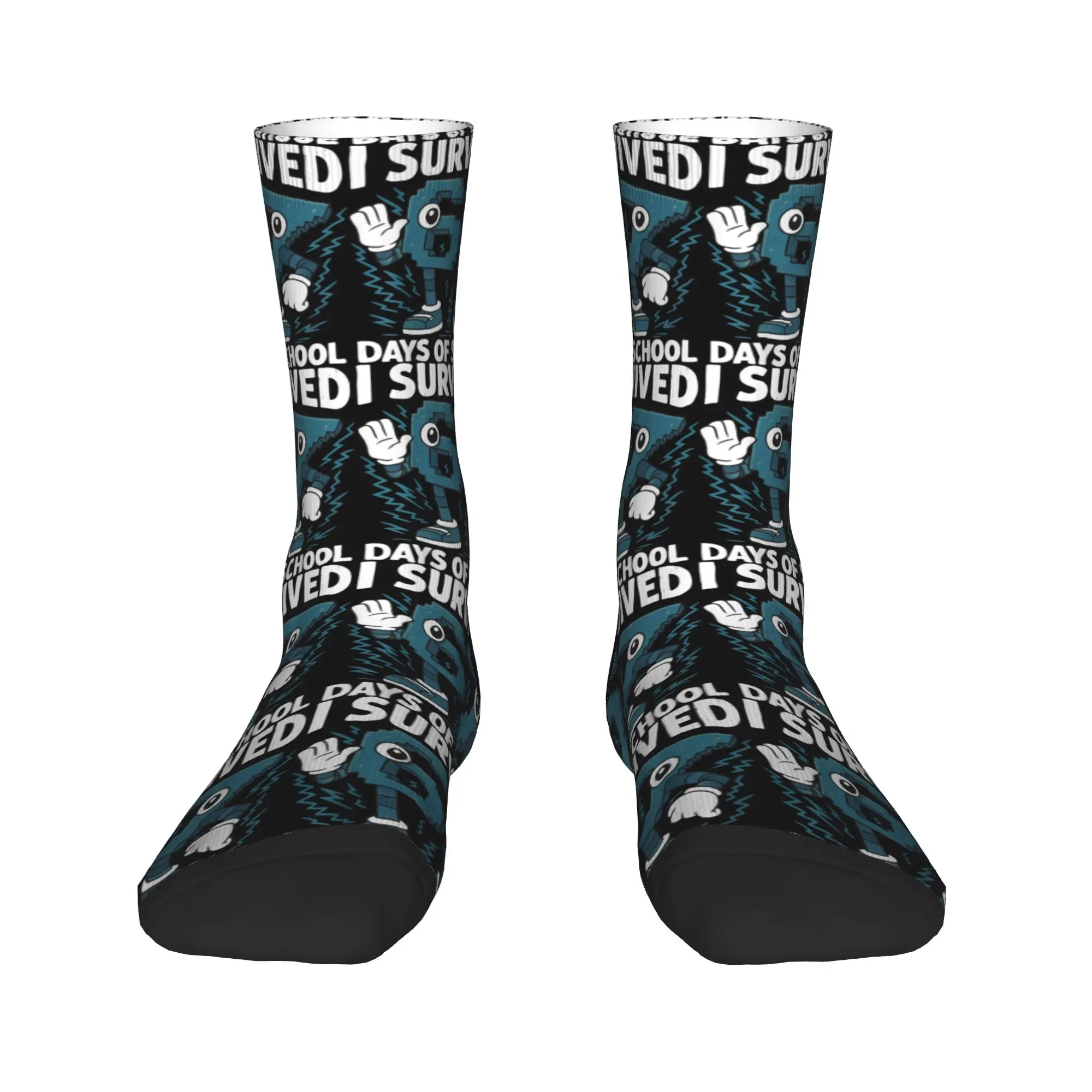 6-7 ミーム シックスセブン 私は学校で 67 日間生き残った 靴下 滑り止めストッキング 女性 男性 通気性のある登山靴下 秋の靴下