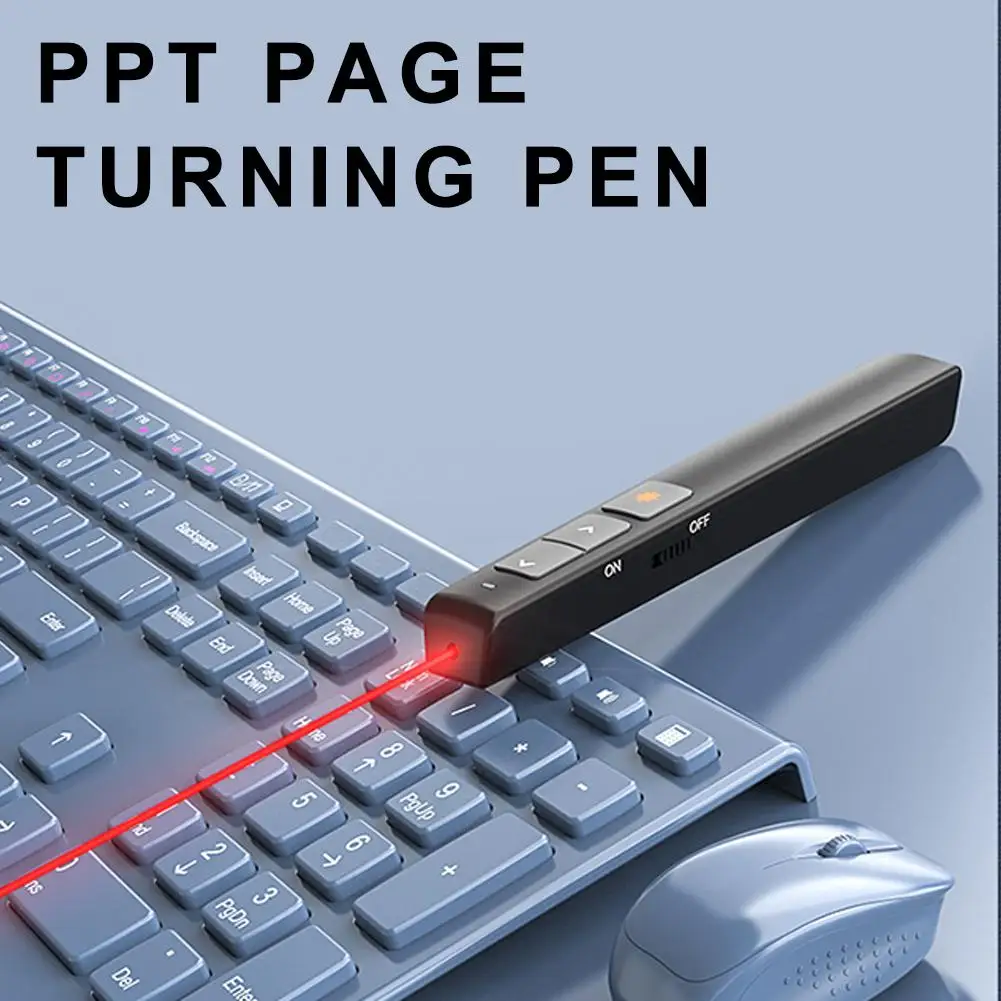 Wireless PPt Page Turning Pen Projector Remote Control Page Turning Pen Multimedia Electronic Infrared Page Turner