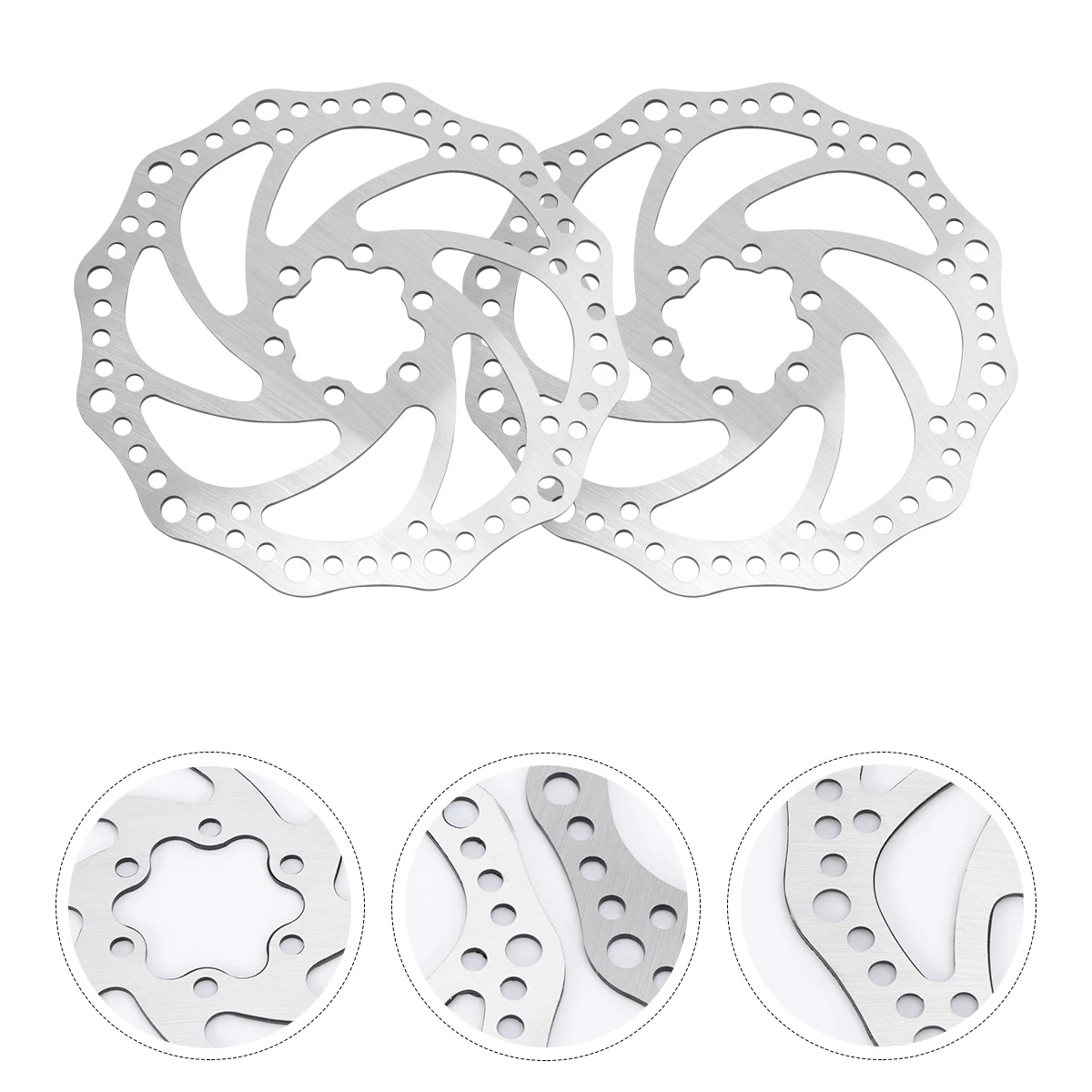 

Brake Pads Disc Kit for Mountain Bicycle Rotor Bike Front Brakes and Rear