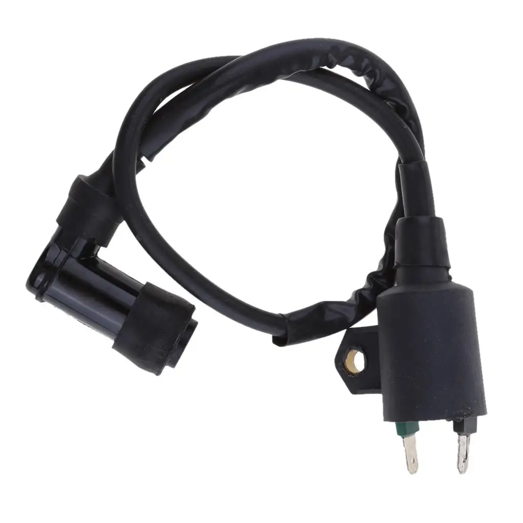 

Катушка зажигания для квадроциклов с черным резиновым проводом, замена для Kawasaki KFX700 650 750, для гоночных мотоциклов