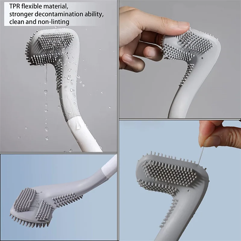 Lamgool Golf Toilet Brush Soft Bristles Long Handle for Bathroom Cleaning Tool Wc Accessories Toilet Cleaning Brush Wall Mount