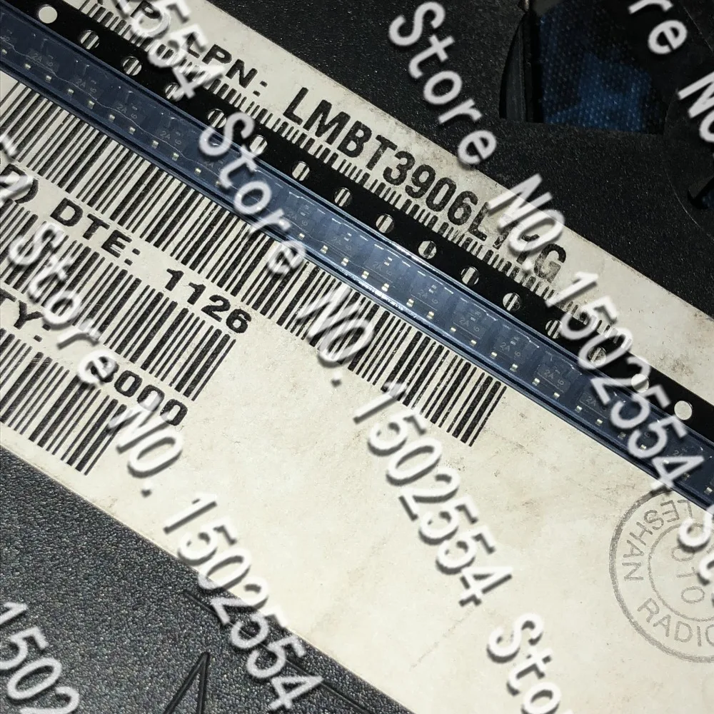 100PCS/LOT MMBT3906 2A 3906 MMBT3906LT1G 2N3906 200mA 40V SOT-23 PNP SMD Triod Transistor new and Original LMBT3906LT1G