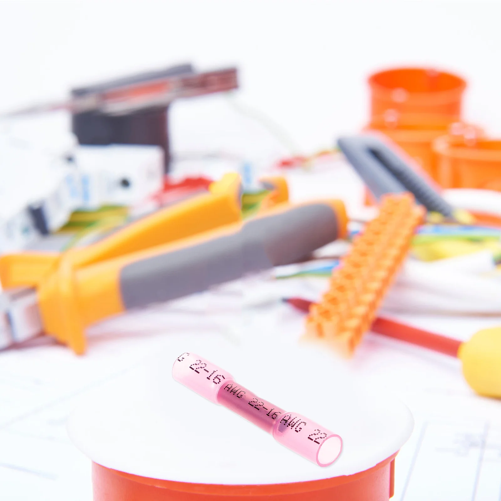 

200Pcs Heat Shrink Butt Connectors Heavy Duty Copper Core Automotive Marine Electrical Wire Connectors Crimp Terminal Insulated