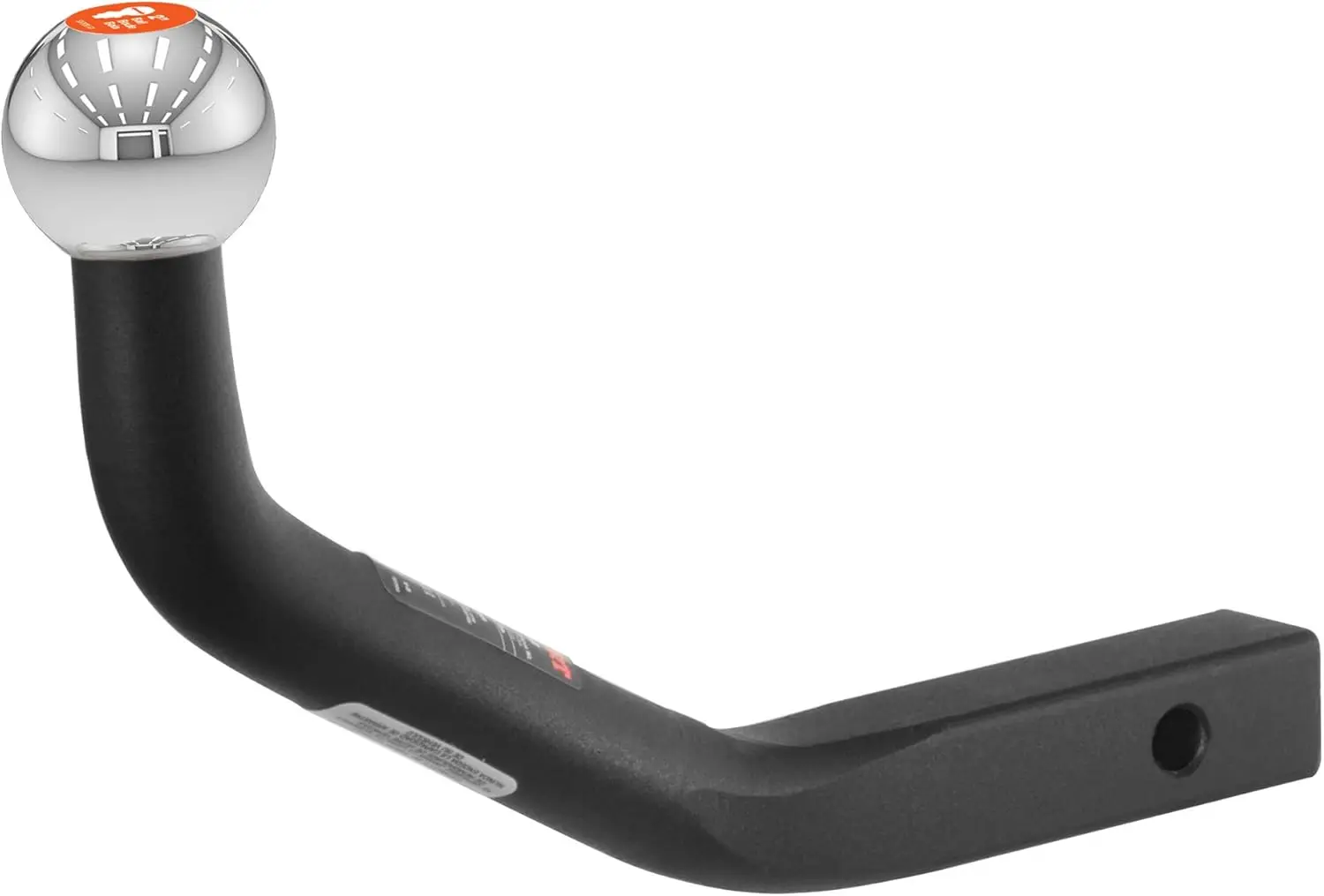 

45562 Euro Trailer Hitch Mount with 2-Inch Ball, Fits 1-1/4-Inch Receiver, 3,500 lbs, 5-1/8-Inch Height