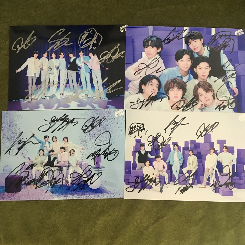 K-pop Kangion groupサイン入り写真、5*7、2023 - AliExpress 15