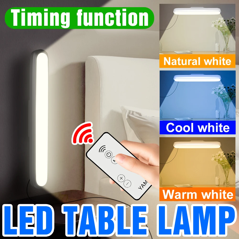 

LED Desk Lamp Hanging Magnetic Table Lamp USB Study Reading Light For Bedroom Wardrobe Computer Cabinet Bedside LED Nightlight