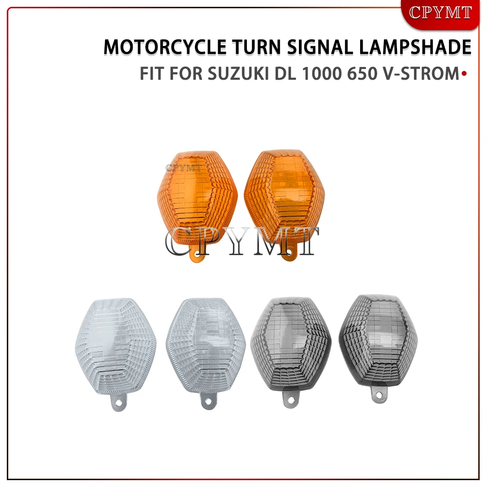 

Motorcycle Turn Signals Light Turning Lamp Indicator Lens Cover fit For Suzuki DL650 DL1000 V-Strom SFV 650 SV1000 GSX1250FA GSF