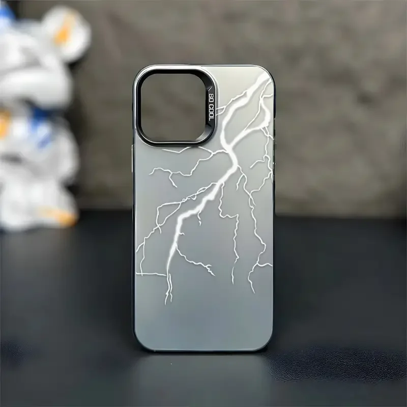 Lightning atmosphere IMD phone case suitable for Iphone15/14/13/12/11 Plus/Pro/ProMax/XR/XSMax/XS/7/8Plus full coverage