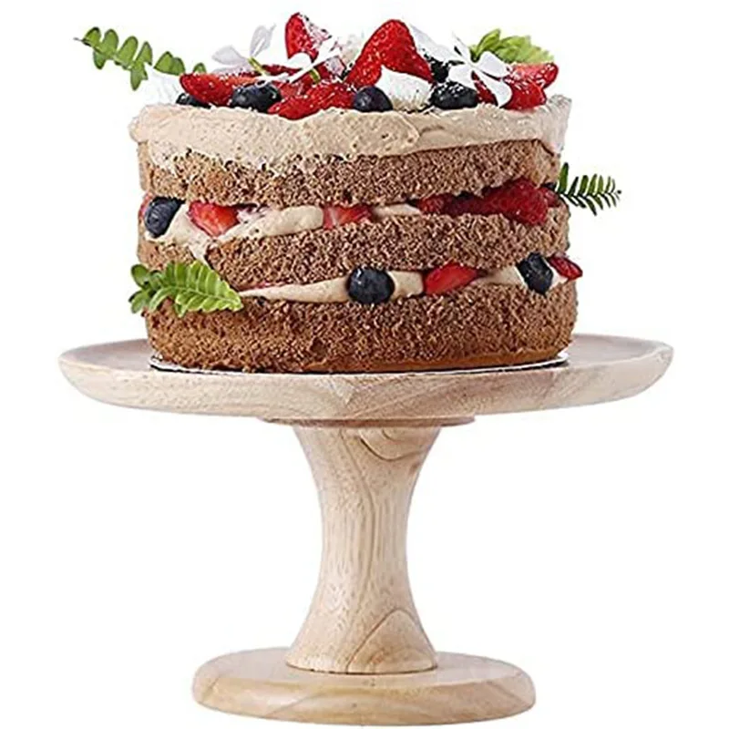 Wooden Cake Decorating Tools Pastry Dessert Stand Buffet Display Kitchen Pedestal Cakes Stand Cozinha Utensilios Kitchenware