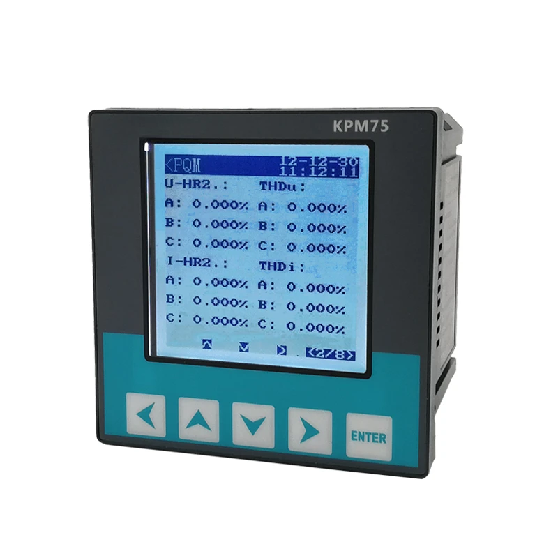 for660V Three Phase Power Meter with LCD Display and Harmonic Analysis