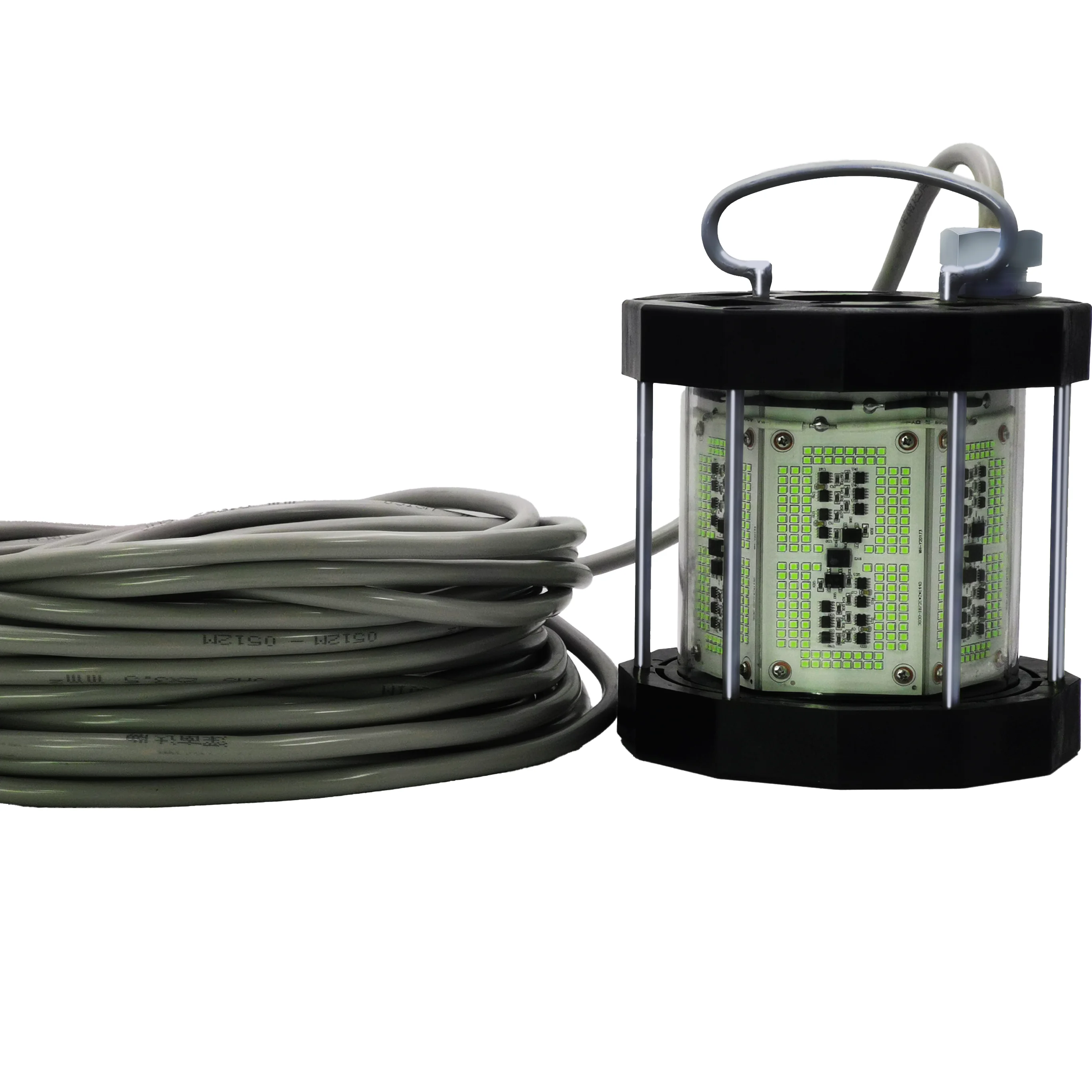

1000W LED Aluminium IP68 Rated Deep Sea Underwater Fishing Lamp Green Blue Cyan Boat Light Plastic Made For Ocean Fish Catching