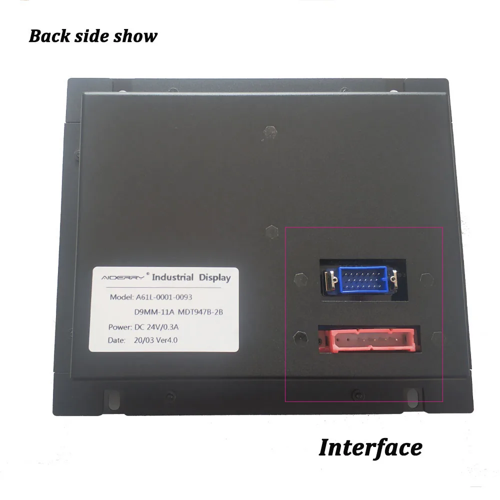 Imagem -03 - Substituição Industrial do Monitor do Lcd para a Exposição do Crt de Fanuc A61l0001-0093 A61l-0001-0095 d9 Mm11a 11b Kf-m7099h 9