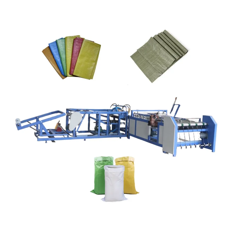 Wheat Flour Bag Automatic Production Machine Cement Bag Type Core Motor Components PP Woven Bag Sewing and Cutting Machine