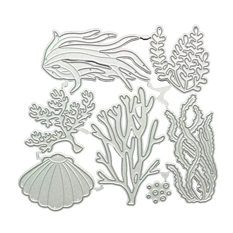 Aquatic Plants Metal Cutting Dies Stencil DIY Scrapbooking Album Paper Card Template Mold Embossing Decoration Dropshipping