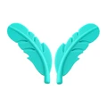 10pcs turquoise