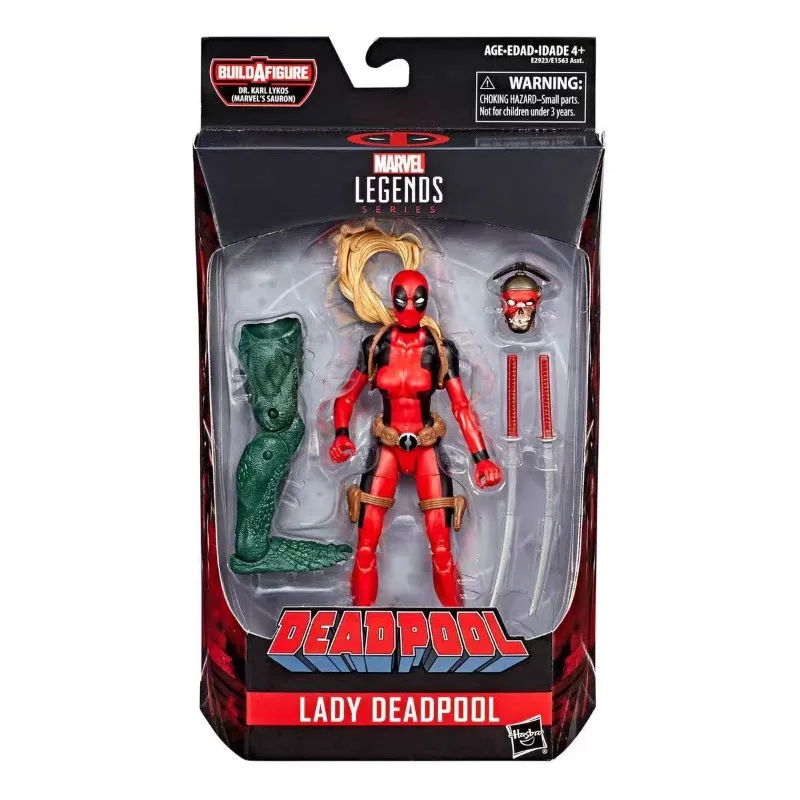 

Оригинальная серия Hasbro Marvel Legends DEADPOOL/LADY DEADPOOL/SPIDER-MAN VILLAINS OF THE NIGHT, аниме-фигурка, коллекция игрушек, моделей