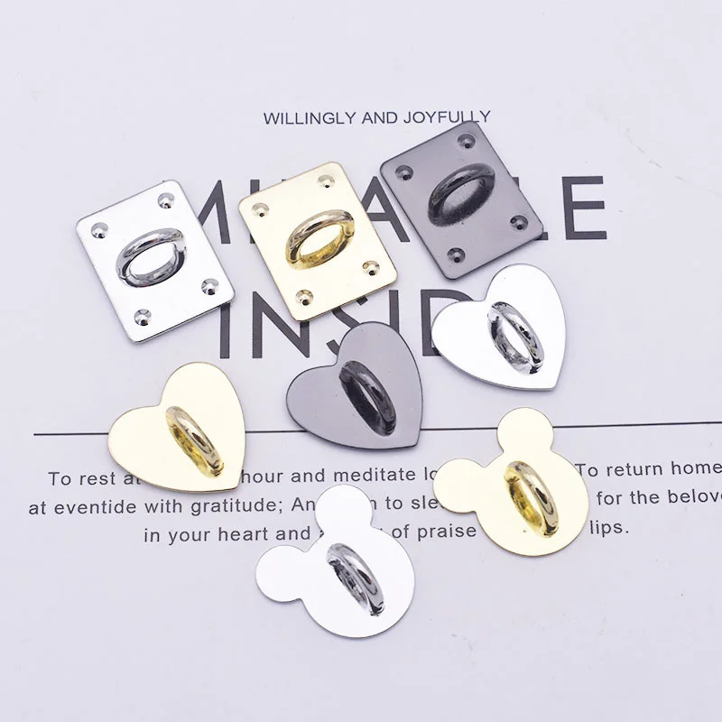 1pc Self Adhesive Metal Heart Phone Charm Holder Mobile Phone Case Finger Ring Stand Hooks Buckle Charms Clasp Accessories New