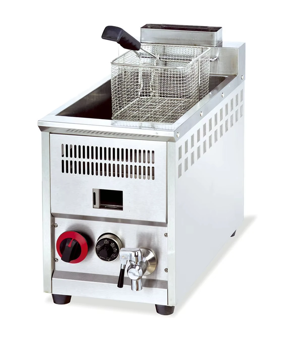 

8L High Quality Single Tank Commercial Chicken Chips Fish Commercial Gas Deep Fryer