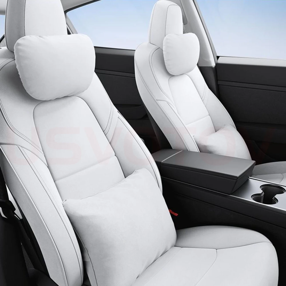 Immagine 7: Cuscino Poggiatesta per Auto Tesla Model 3 S X Y Juniper Cybertrunk, Cuscino Protettivo per il Collo, Accessori per Viaggi