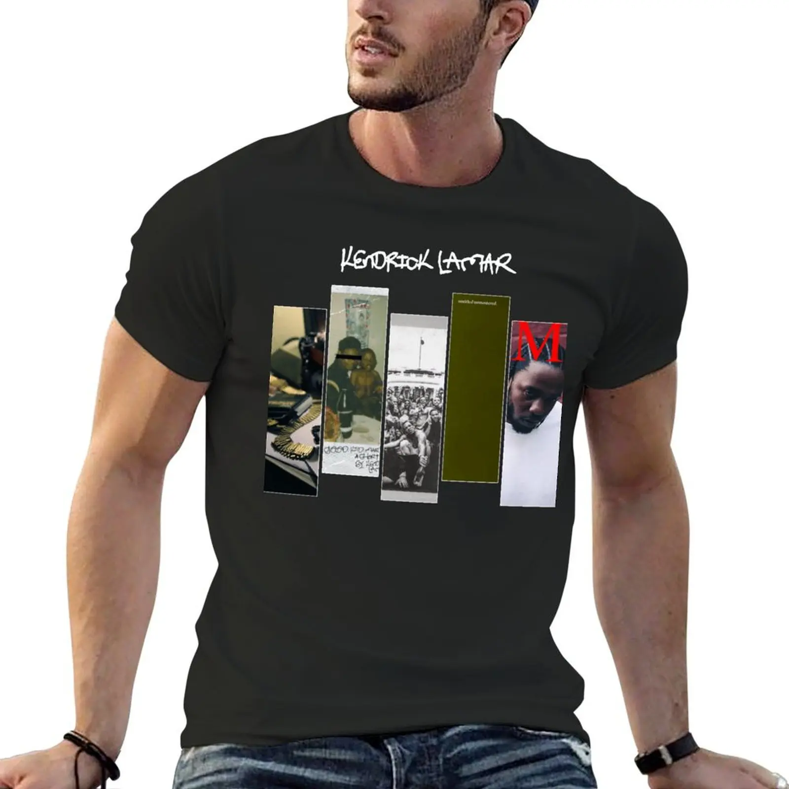 Kendrick Lamar Discography Classic T Shirt T-Shirt oversized graphic tee graphic t shirts big and tall t shirts for men