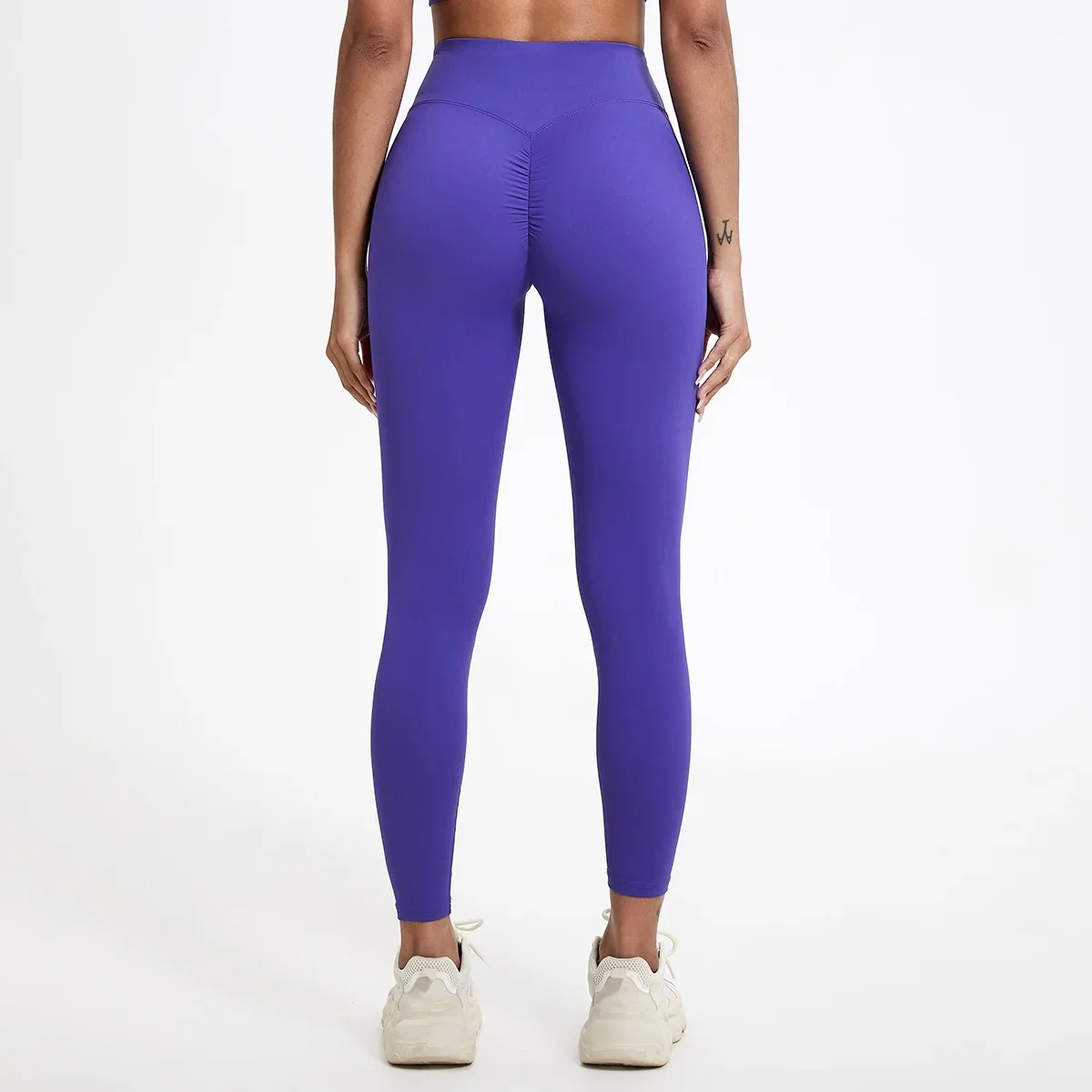 Zen Rhyme drawstring yoga leggings outdoor running fitness pants female nude hip yoga pants fitness homme femme