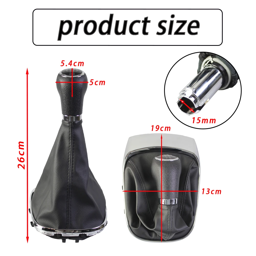 5/6 speed car manual gear shift head leather shift lever boots For Trax Standard 2011 2012- 2019 2020 auto parts