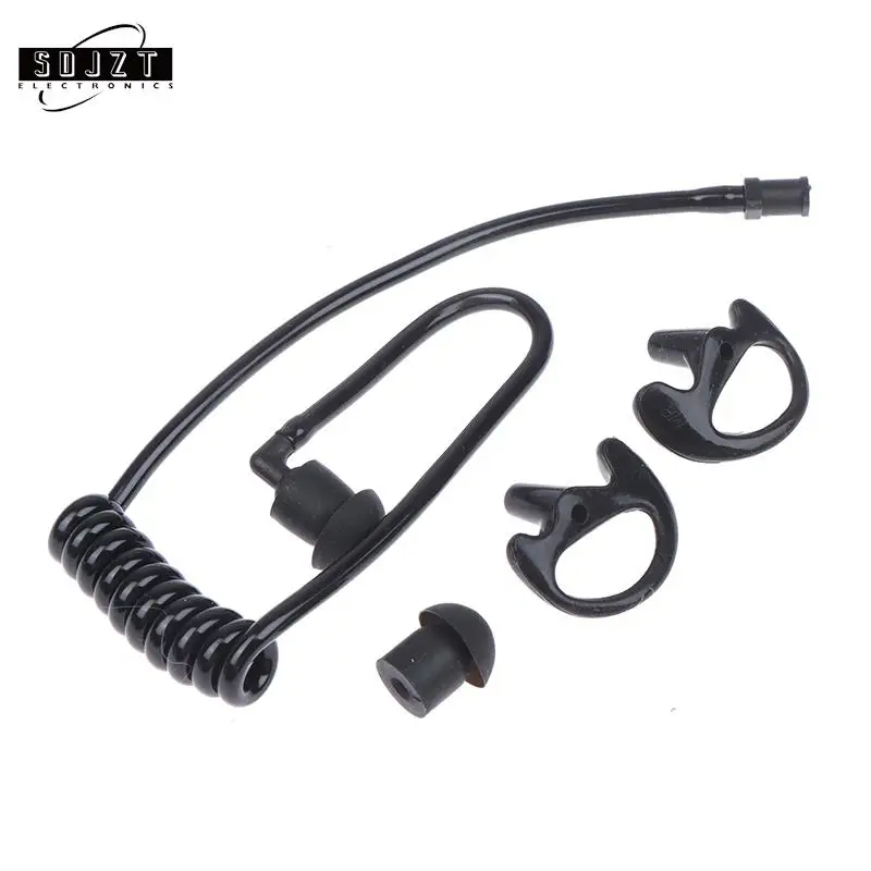 Spring Air Tube Walkie Talkie Earphone Replacement For Radio Earpiece Headset