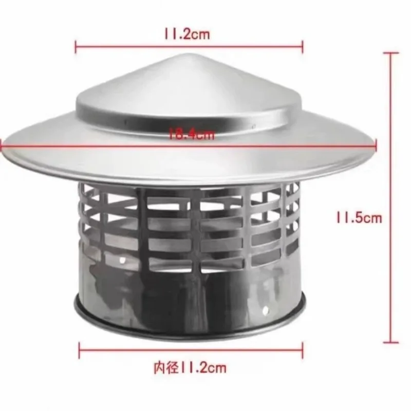 Pellet Stove Pipe Rain Cap Outdoor Flue Vent Protector For Pellet Heating Stove Accessories