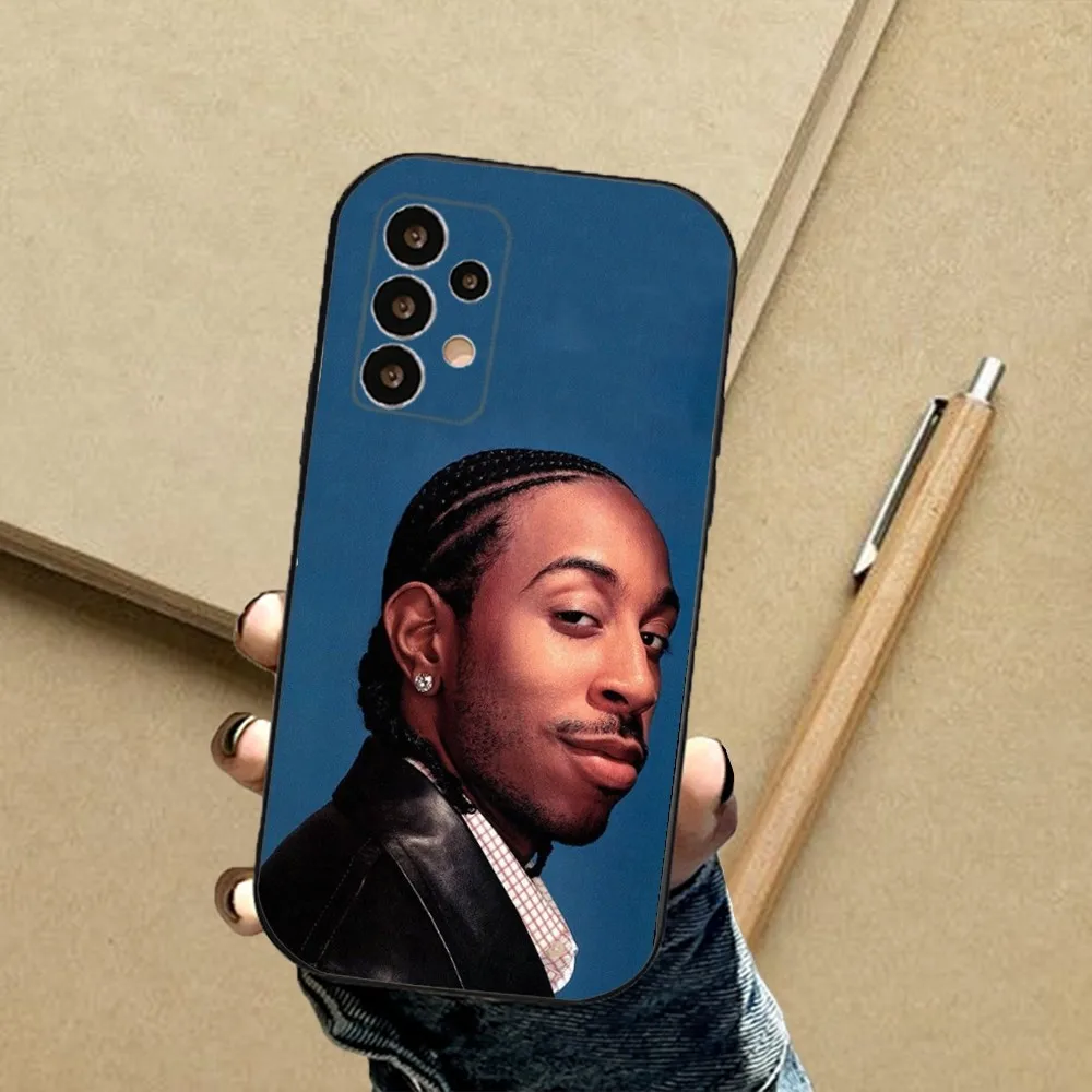 Rapper Ludacris Phone Case For Samsung S24,23,23,22,30,21,10,9,Note20 Ultra,Lite,Ultra,5G,Plus,FE,Black Soft Case