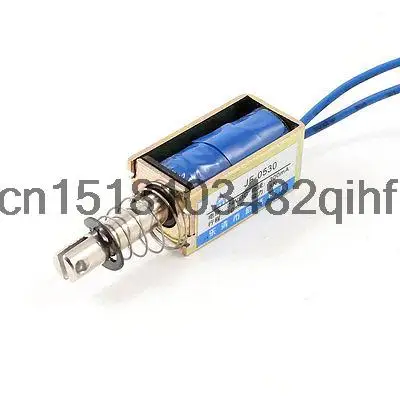 10mm Stroke 0.5Kg Force Pull Type Open Frame Solenoid Electromagnet DC 24V 0.3A