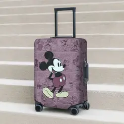 Mickey Mouse Funny Suitcase Cover Cruise Trip Vacation Elastic Luggage Supplies Protector