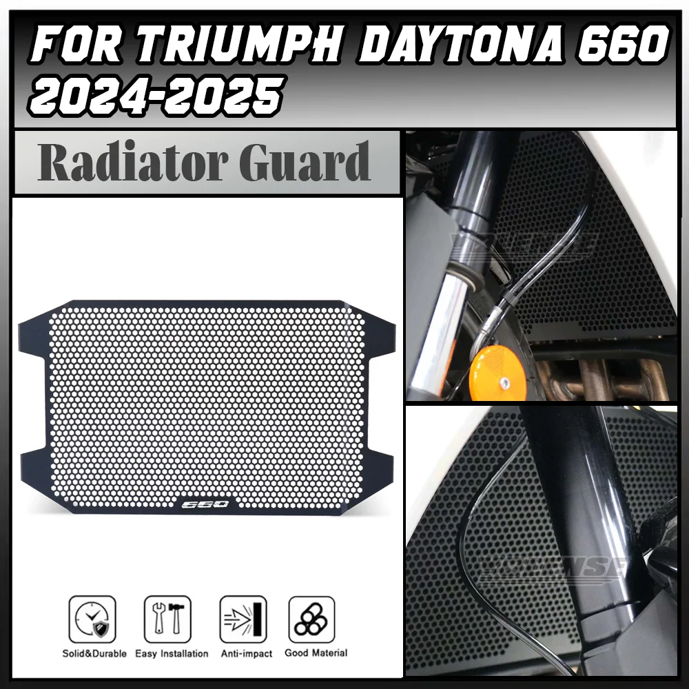 

Motorcycle Accessories Radiator Guard Grille Cover Protector For Triumph Daytona 660 Daytona660 2024 2025