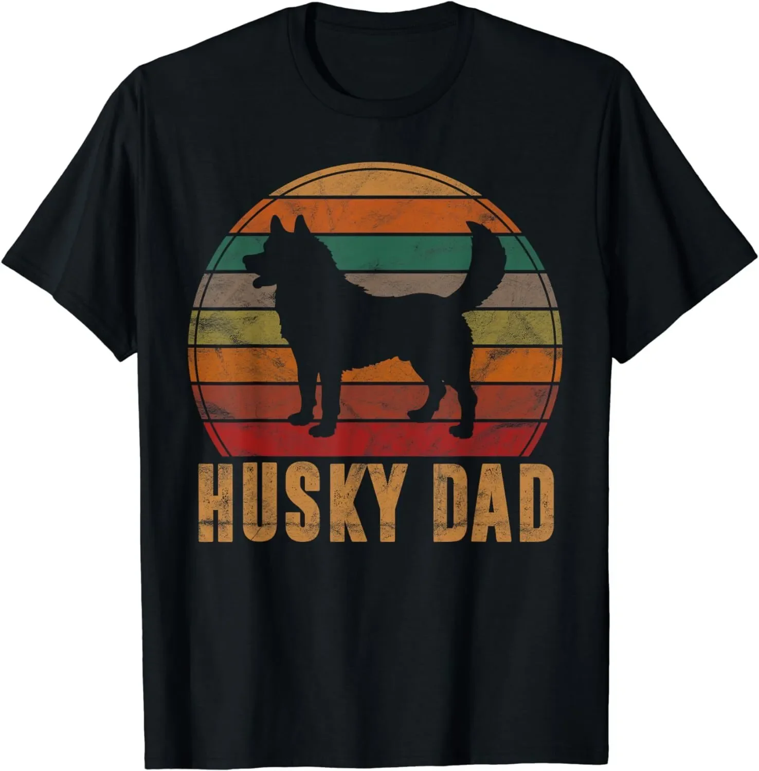 Husky Dad Gift Dog Father Day T-Shirt Gift Unisex T-Shirt