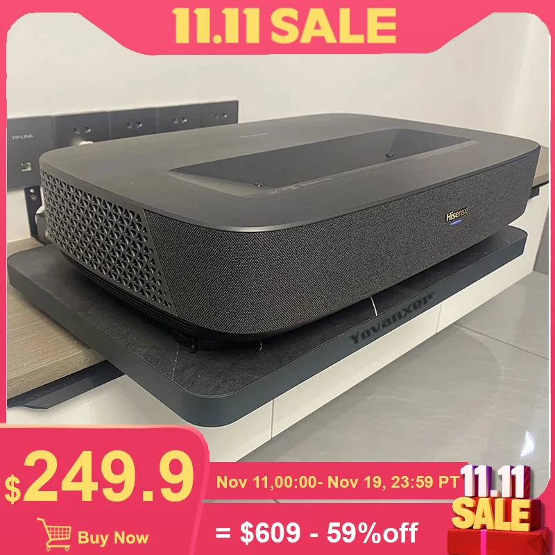 

Yovanxer Smart Laser TV Telescopic Platform Ultra Thin Ultra Short Focus Projector TV Intelligent Electric Mobile Bracket Tray