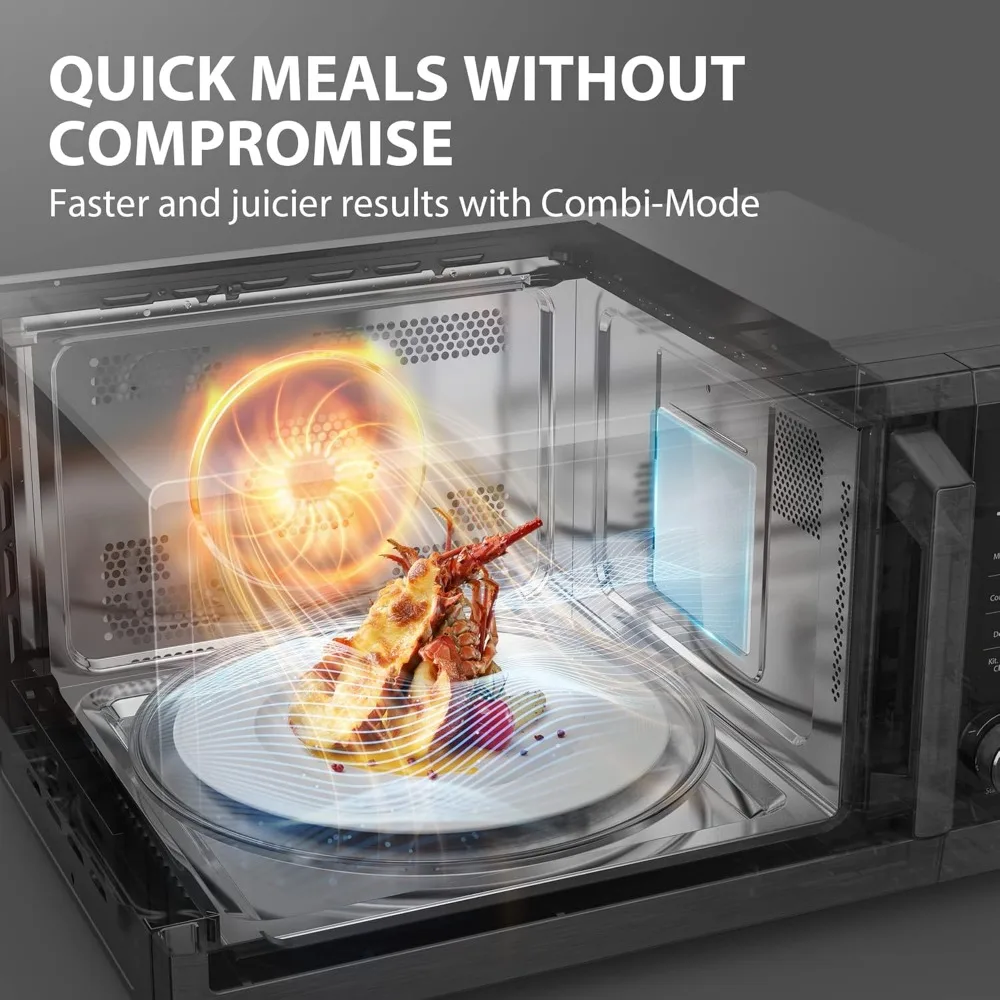 Even Defrost, Humidity Sensor, Mute Function, 27 Auto Menus, 1.0 cu.ft, 1000W, Stainless Steel