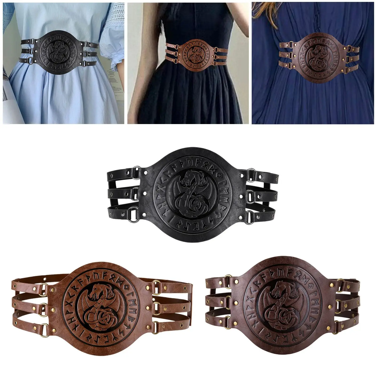 

Medieval Wide Belt Corset Belt for Cosplay Costume Accessory