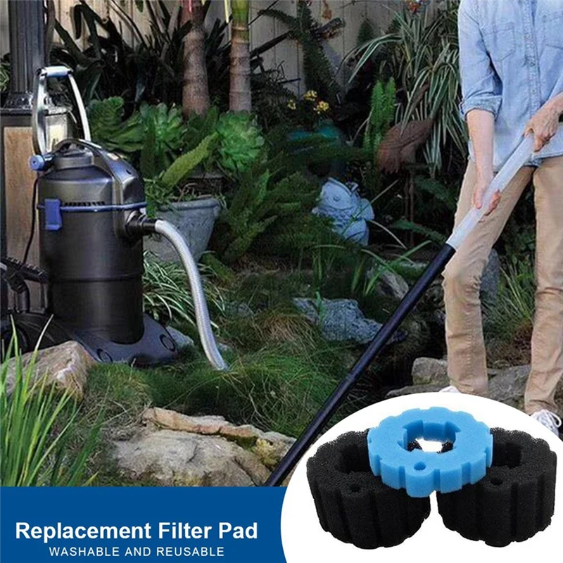 إسفنجة شفط بديلة لإسفنجة الفلتر العلوي - ملحقات الفلتر الفعالة أدوات شفط مياه الصرف الصحي