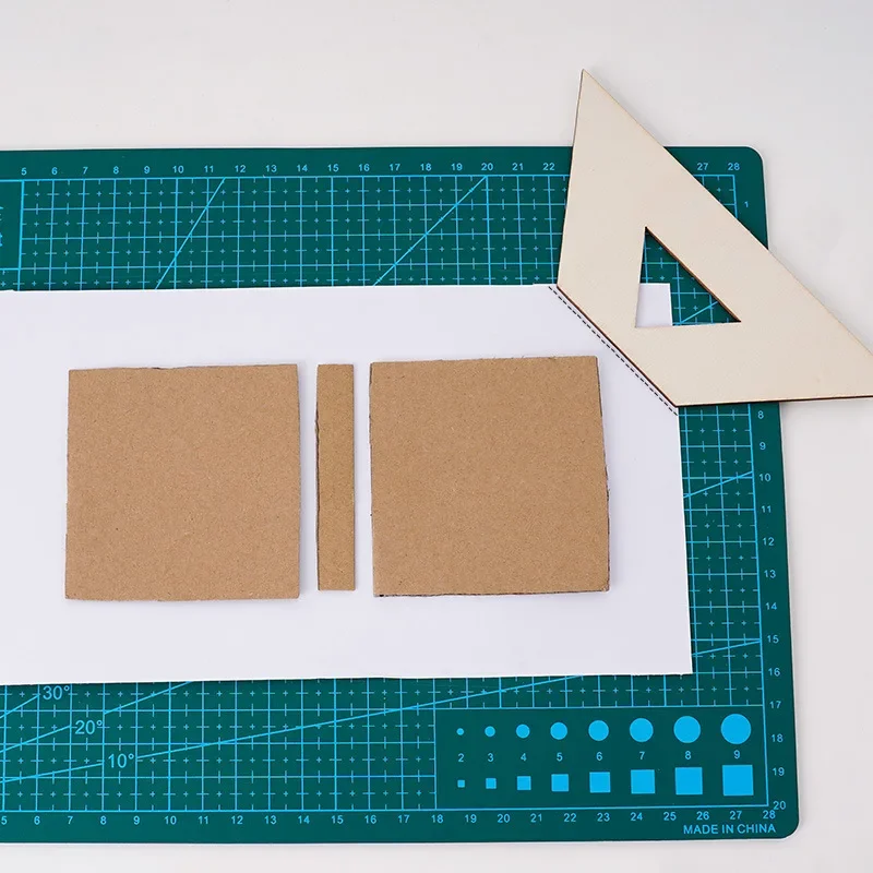 DIY Handgefertigtes Holz-Notizblock-Set - Neuer Kreativer Schreibwaren-Organizer auf Lager