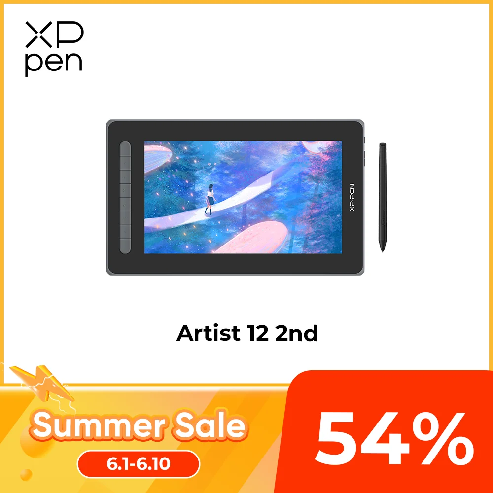 XPPen Artist 12 2nd Gen 12 Inch Graphic Tablet Monitor 8192 Levels