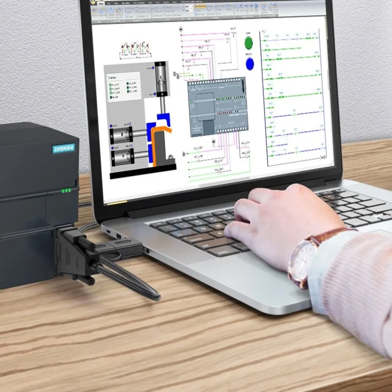 DTECH High Speed Baud Rate 300bps-115200bps Type a and USB C to DB9 RS232 Serial Adapter Cable 1.5m