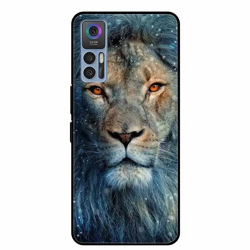 Case For TCL 30 Plus Cover Silicone Wolf Lion Soft Phone Back Cases for TCL 30 5G / 30+ / 30plus Protective Funda Capa 30 + Cool