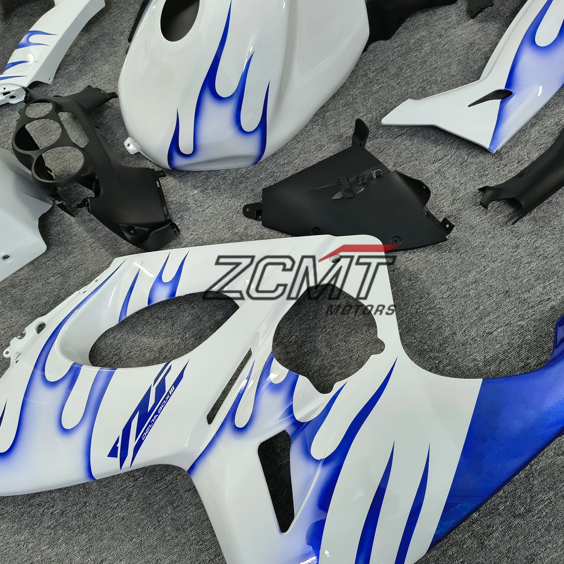 Fairing For YAMAHA white blue YZF600R YZF-600R YZF 600R 1996 1997 1998 1999 2000 2001 2002 2003 2004 2005 2006 2007 Body