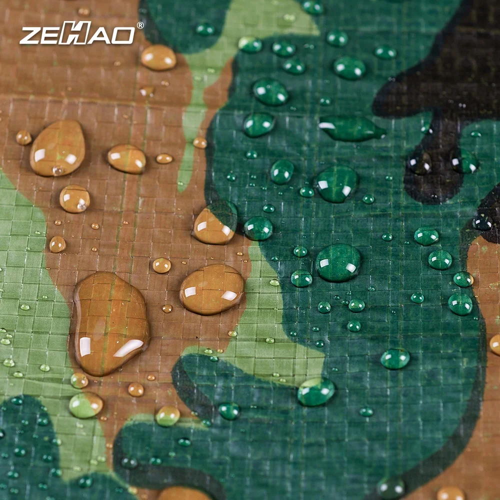 Best Price Durable Camo Tarp for Ground Truck Car Cargo Cover Sheet PE Camouflage Tarpaulin