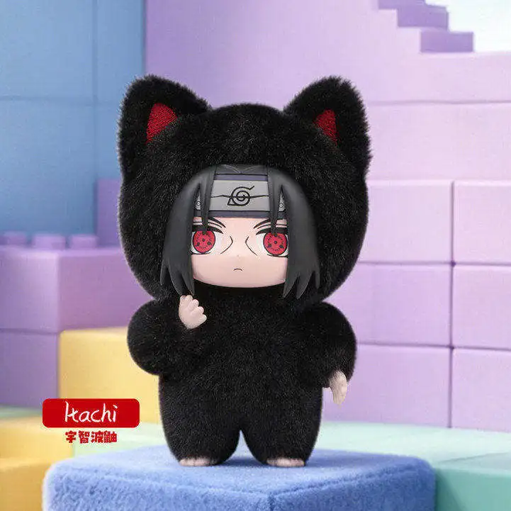 Brandneu auf Lager: Original EAKI Naruto Shippuden KittenLand Vinyl-Serie – Dritte Blindbox Plüschfigur Modellspielzeug – Weihnachtsgeschenke