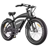 Hidoes HD-B3 Electric Bicycle 1200W 48V18.2AH Hydraulic Brake Retro Electric Bike 26*4.0 Inch Fat Tire Adult Mountain Snow Ebike