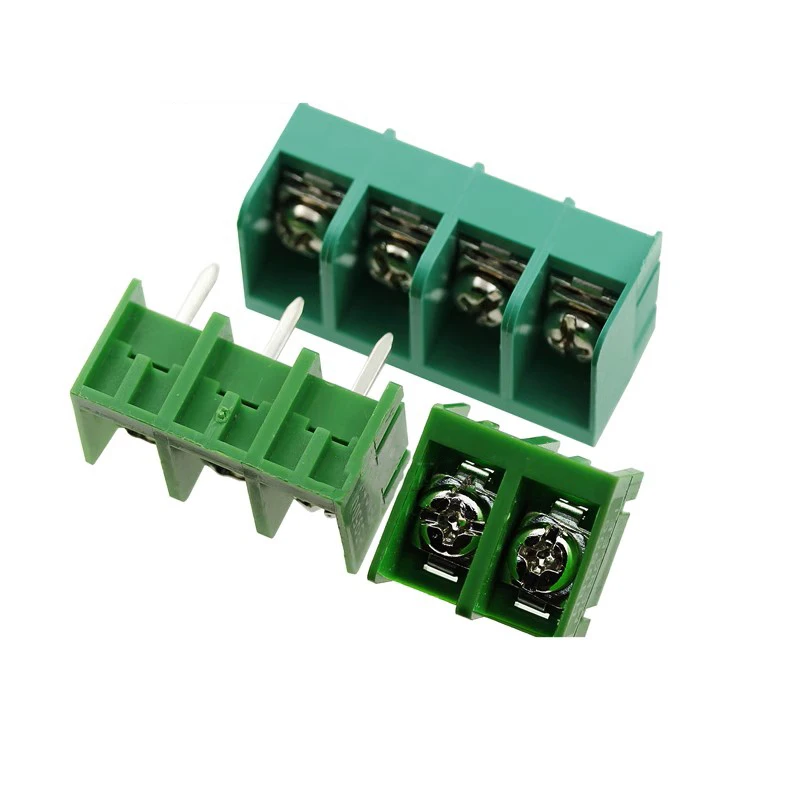 50Pcs/lot Terminal HB9500 KF9500-2P-3P-4P Spacing 9.5mm Green Fence Type Splice