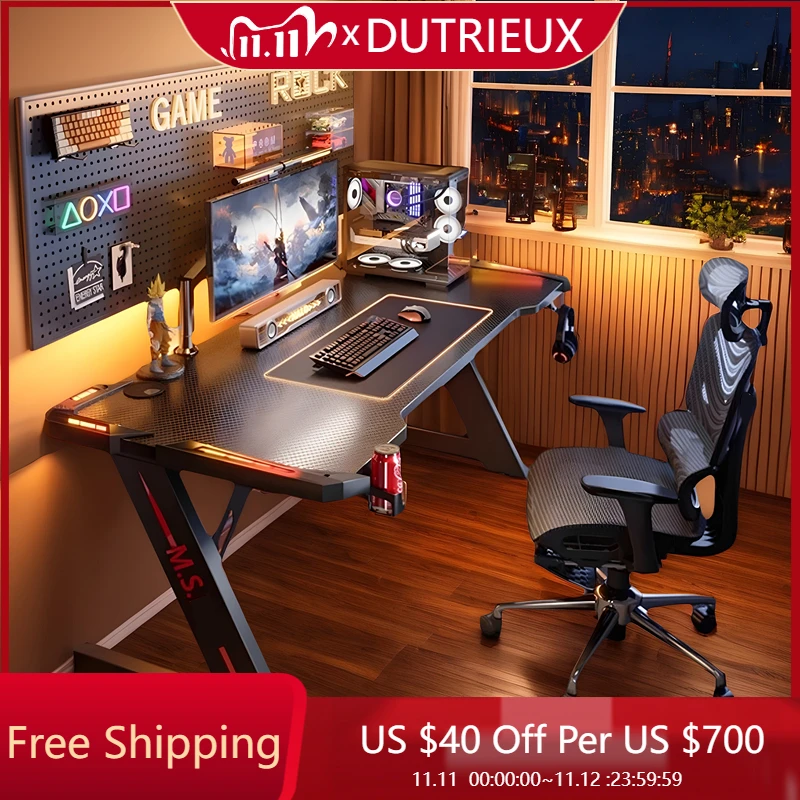 

Quality Design Computer Desks Creativity Modern Gaming Light Luxury Light Luxury Console Ergonomic Escritorios Trendy Furniture