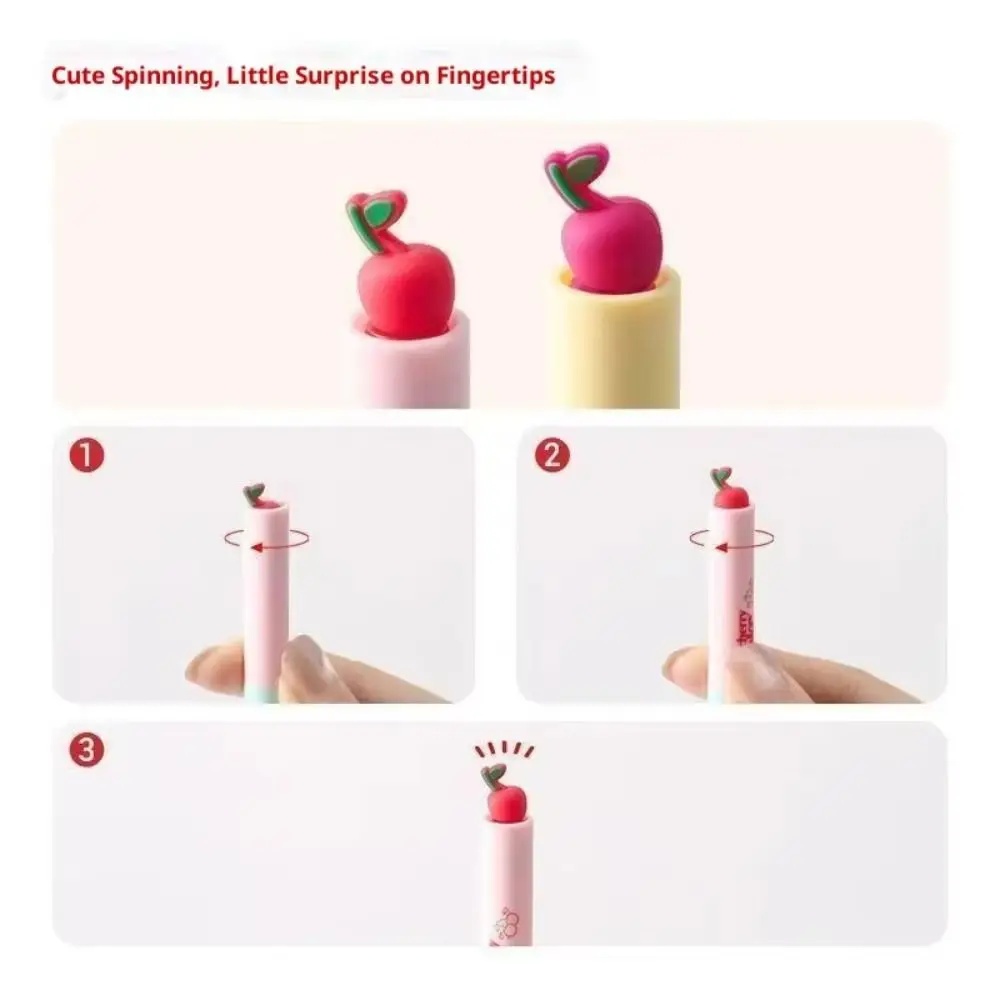 Smooth Writing Rotating Twist Gel Pen Two-Tone Contrast Color Barrel Twist Retractable Mechanism 0.5mm Black Ink Pen