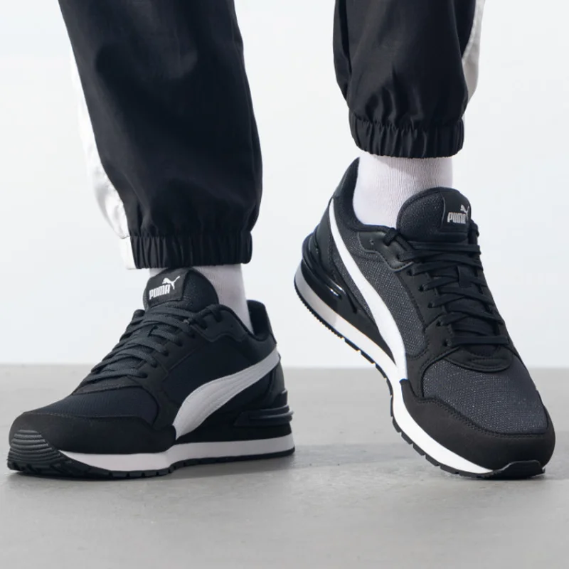 Puma Men's Casual Shoes 399666-01 Comfortable Breathable Leather Low Top Sneakers for Everyday Wear